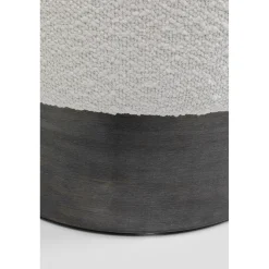 KARE Design Tabouret Cherry Boucle Creme Smoke O35Cm