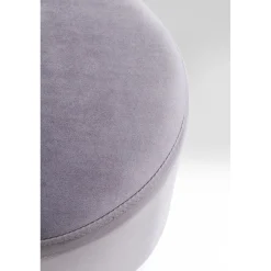 KARE Design Tabouret Cherry Gris Clair Silver O35Cm