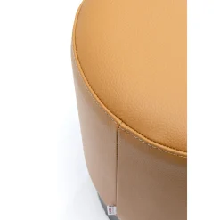 KARE Design Tabouret Cherry Leather Marron O36Cm