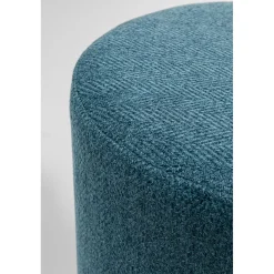 KARE Design Tabouret Cherry Lina Bleu Argente O35Cm