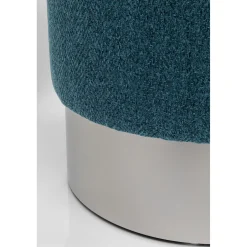 KARE Design Tabouret Cherry Lina Bleu Argente O35Cm