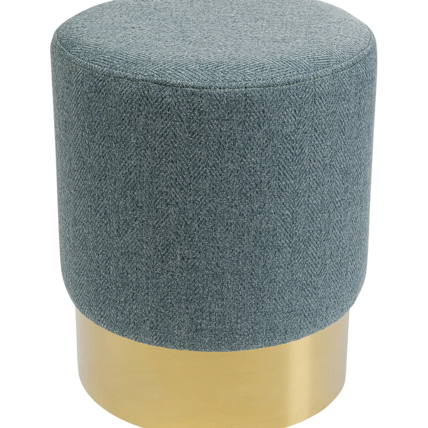 KARE Design Tabouret Cherry Lina Bleu Clair Laiton O35Cm