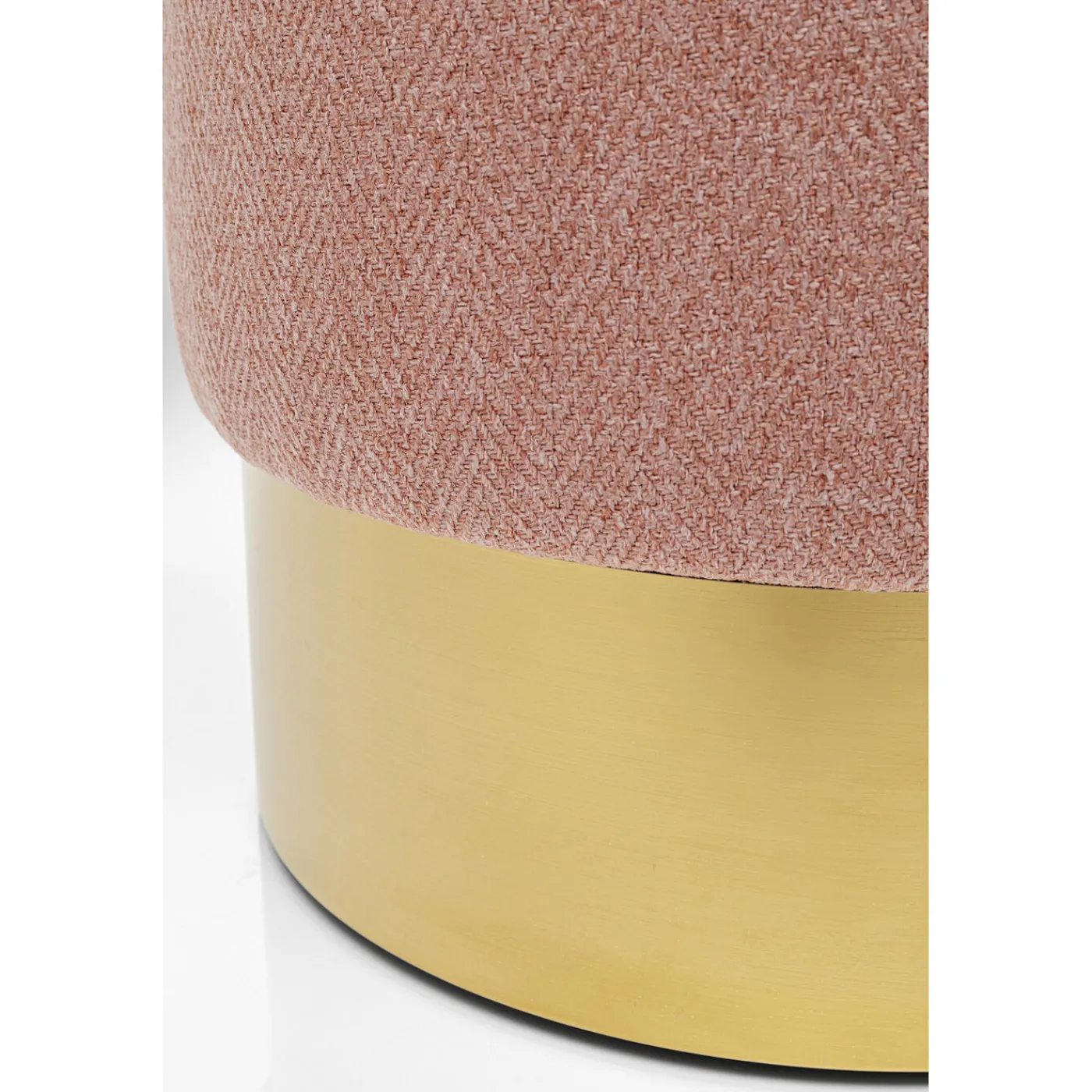 KARE Design Tabouret Cherry Lina Rose Laiton O35Cm