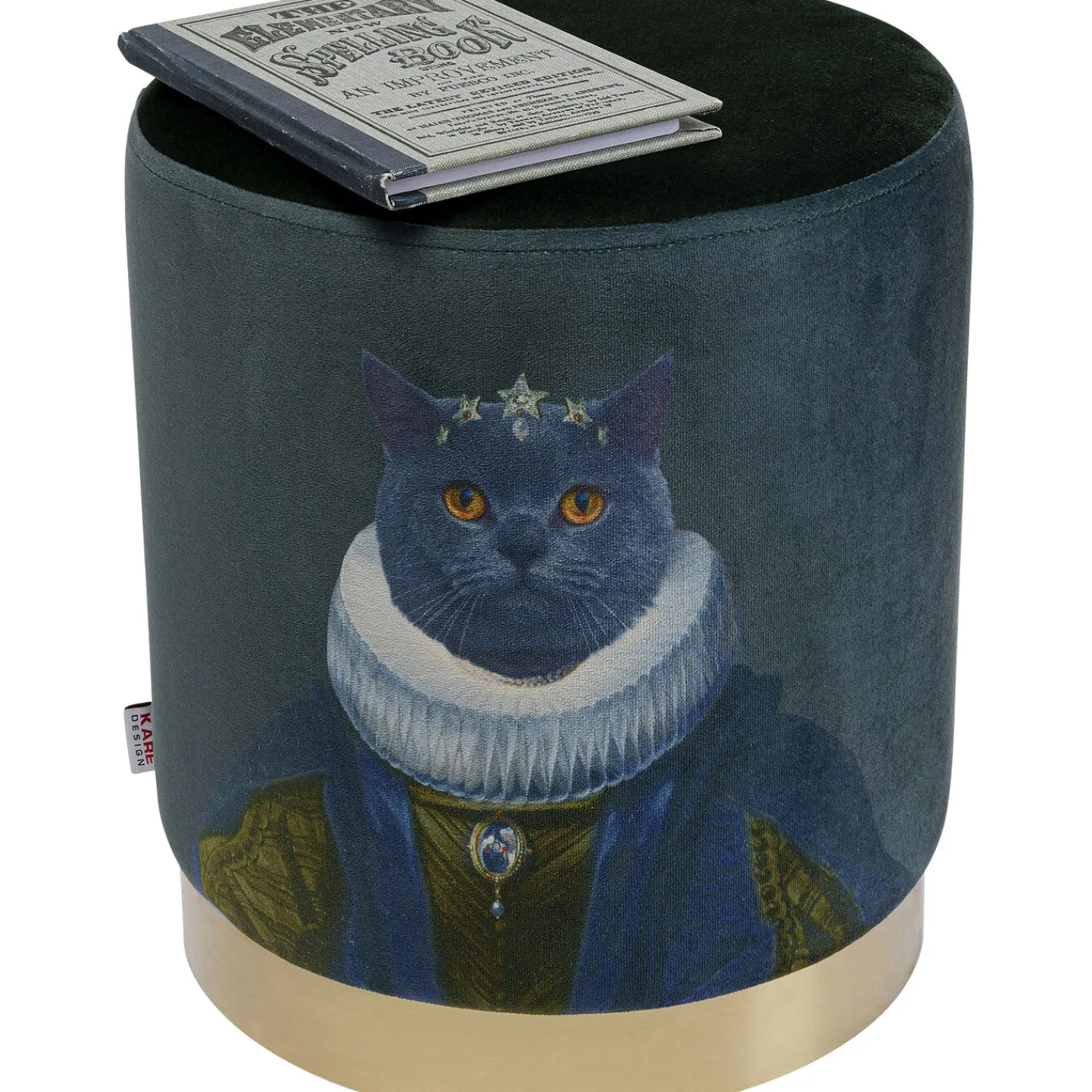 KARE Design Tabouret Cherry Mr. Cat Laiton O32Cm