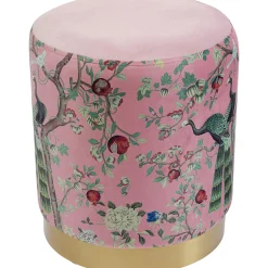 KARE Design Tabouret Cherry Peacock Laiton O32Cm