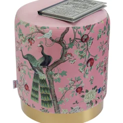 KARE Design Tabouret Cherry Peacock Laiton O32Cm