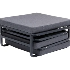 KARE Design Tabouret Convertible Brenda Gris-Cover Gris 76X7