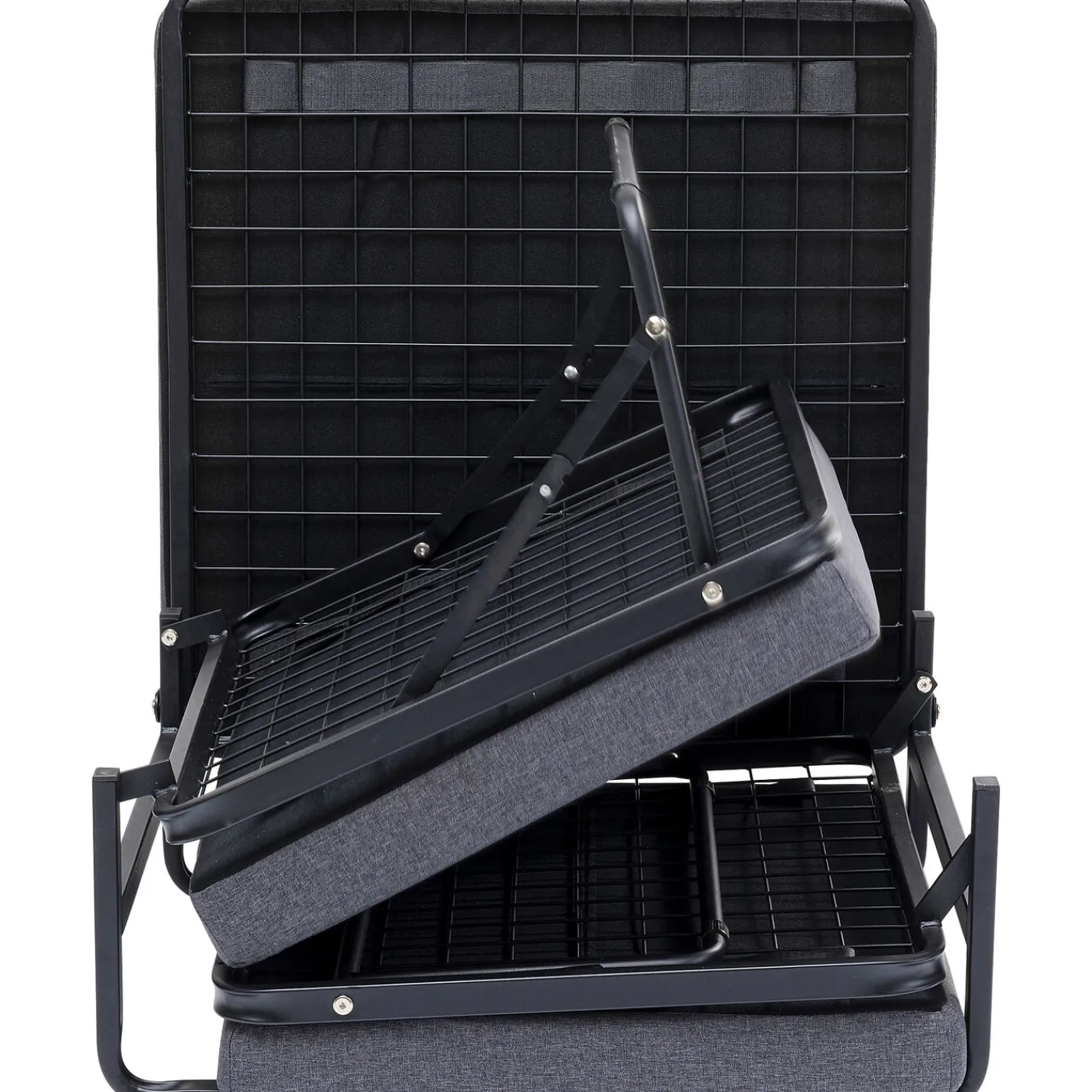 KARE Design Tabouret Convertible Brenda Gris-Cover Gris 76X7