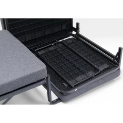 KARE Design Tabouret Convertible Brenda Gris-Cover Gris 76X7