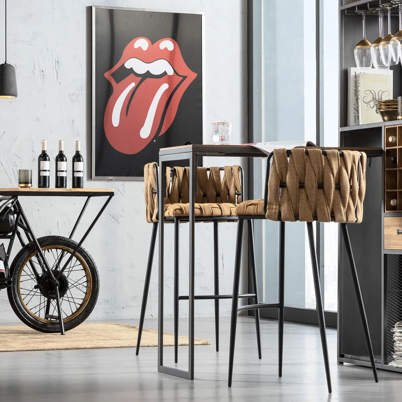 KARE Design Tabouret De Bar Cheerio Jaune