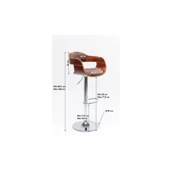 KARE Design Tabouret De Bar Monaco Choco