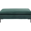 KARE Design Tabouret Gianni Velours Vert Fonce