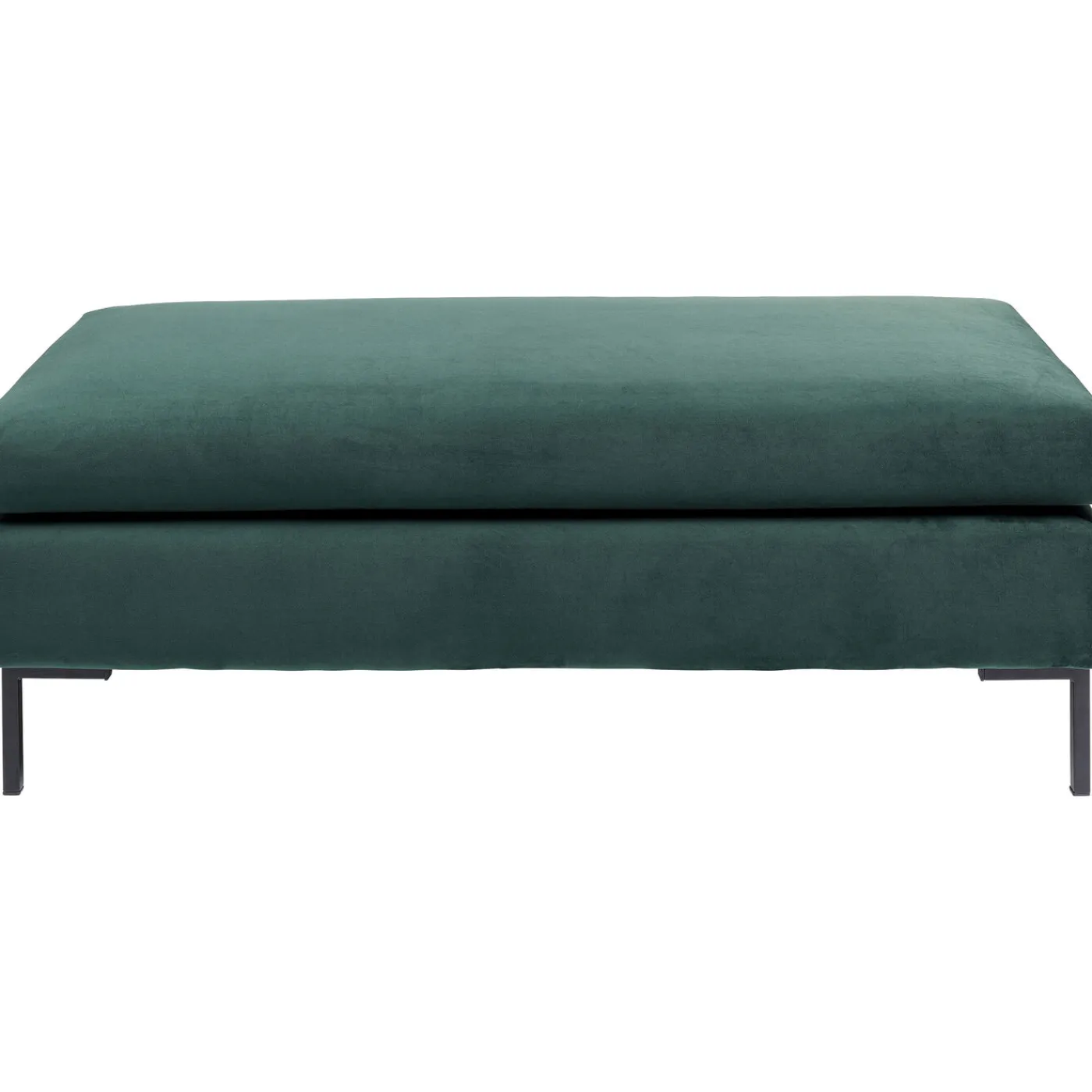 KARE Design Tabouret Gianni Velours Vert Fonce