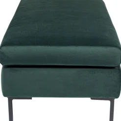 KARE Design Tabouret Gianni Velours Vert Fonce