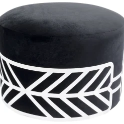 KARE Design Tabouret Jenna Noir O61Cm