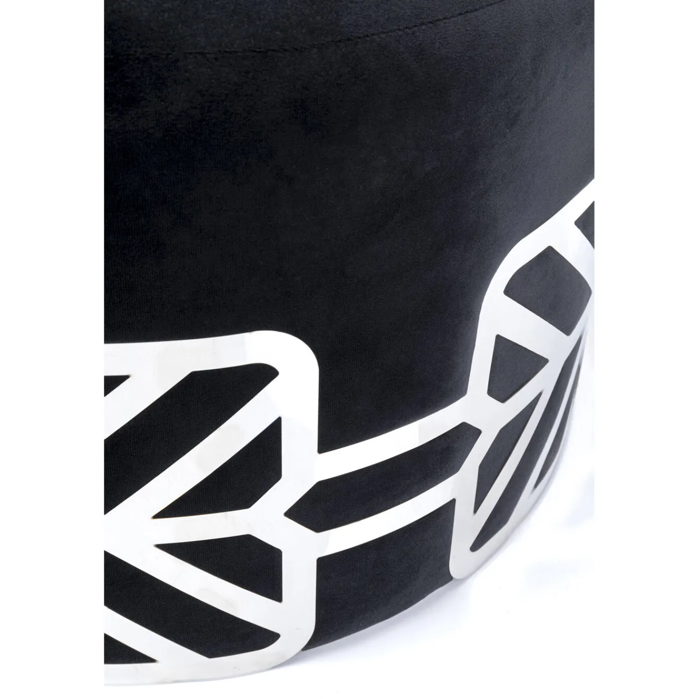 KARE Design Tabouret Jenna Noir O61Cm