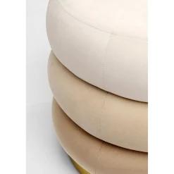 KARE Design Tabouret Sandwich Creme O45Cm