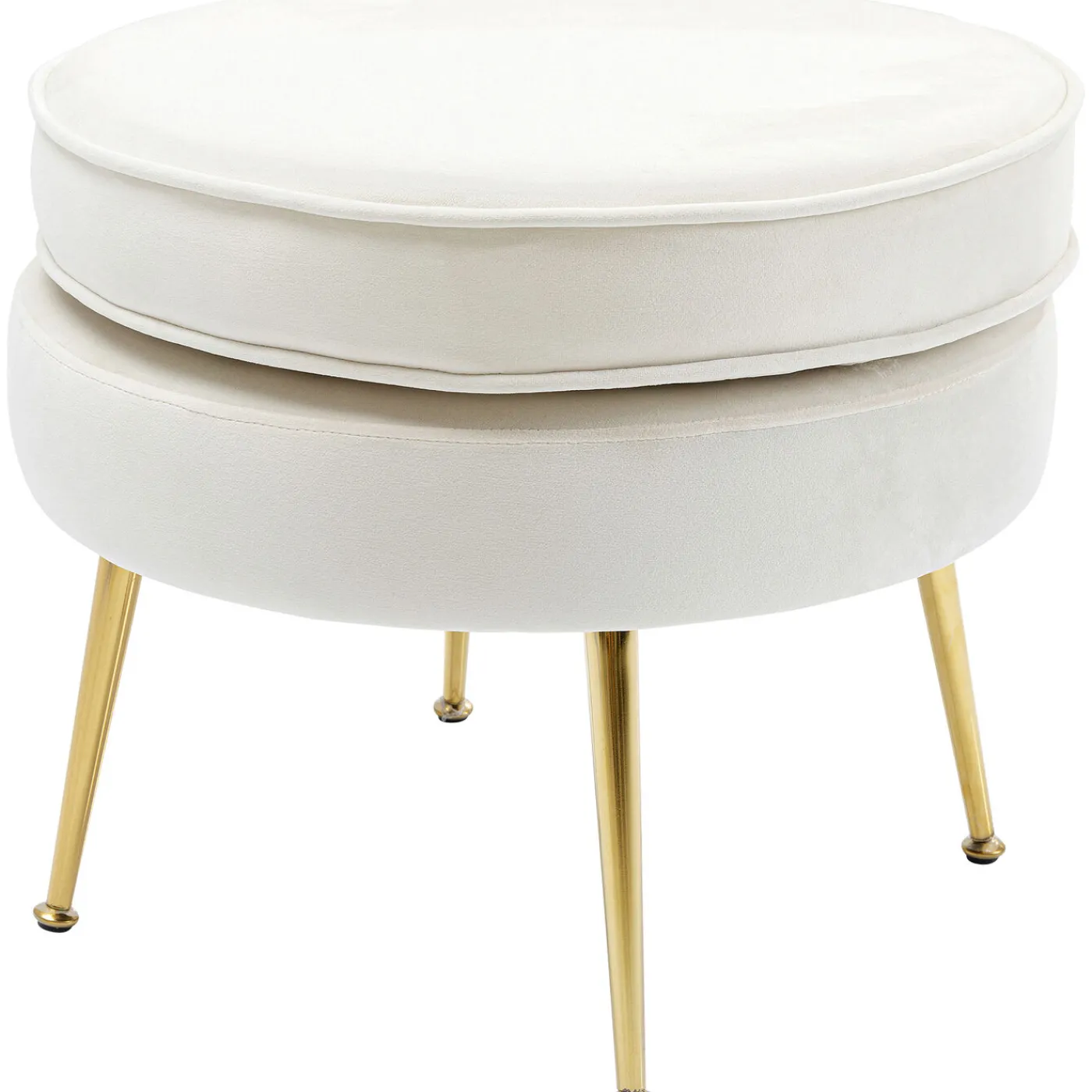 KARE Design Tabouret Water Lily Beige O50Cm