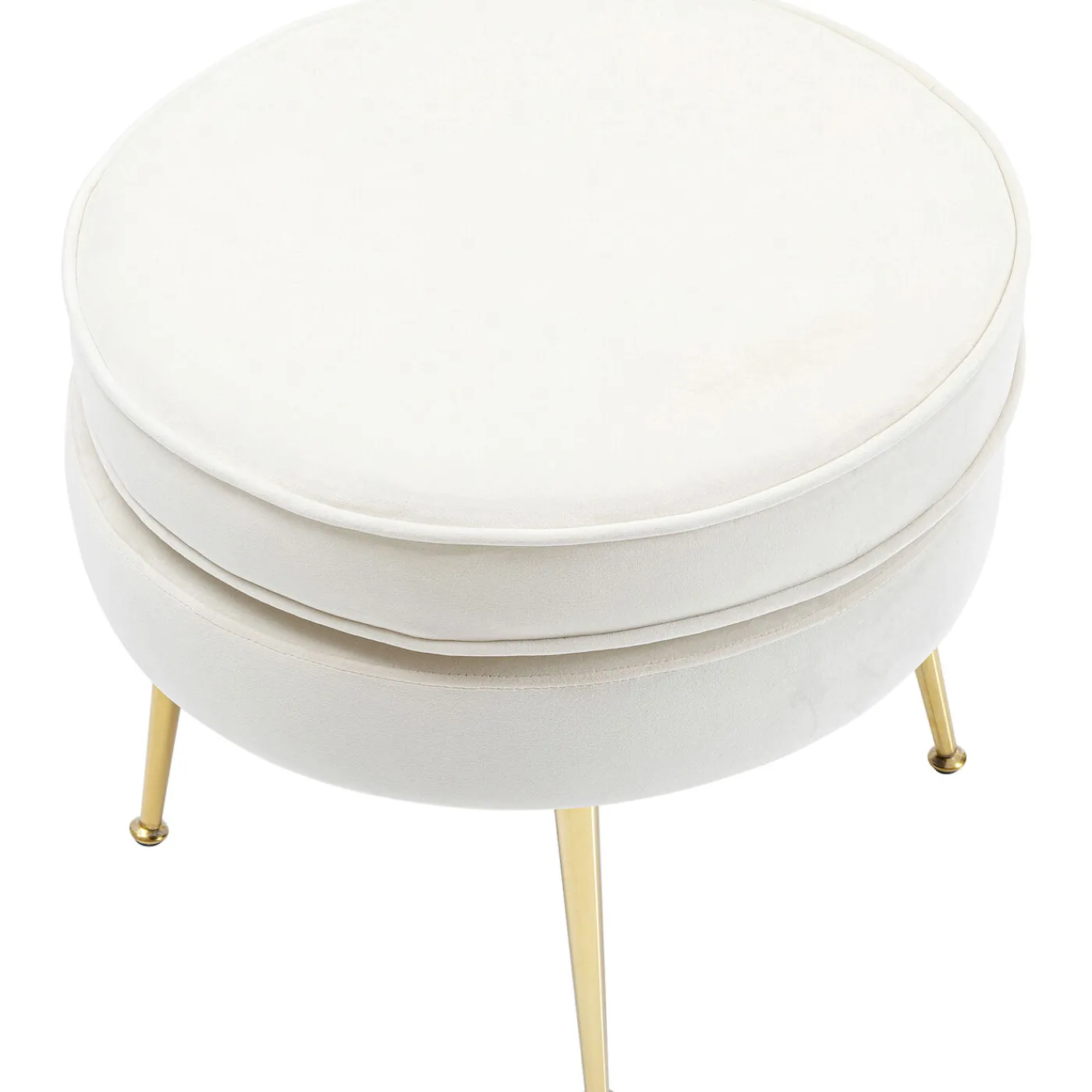 KARE Design Tabouret Water Lily Beige O50Cm