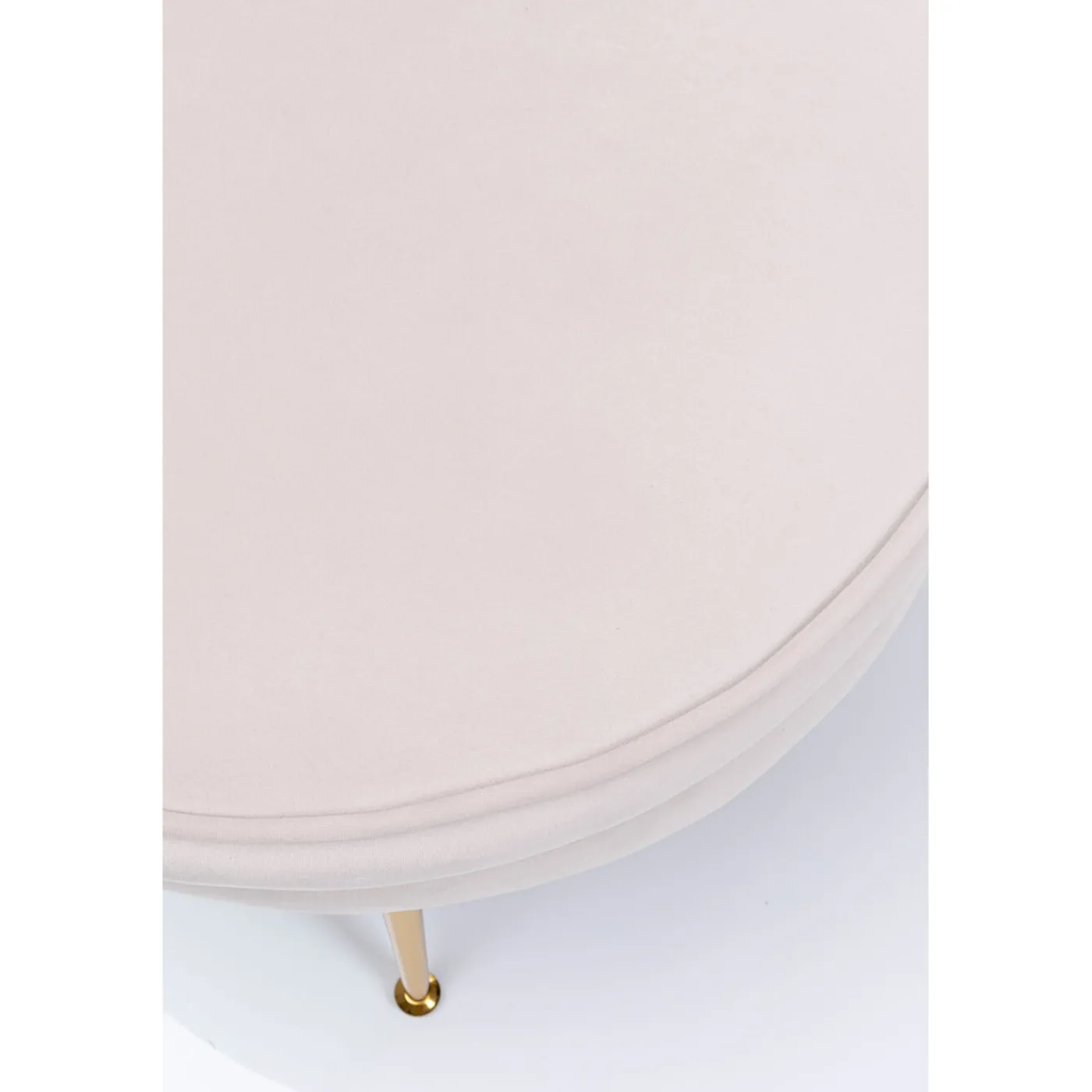 KARE Design Tabouret Water Lily Beige O50Cm