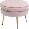 KARE Design Tabouret Water Lily Dore Rose O50Cm