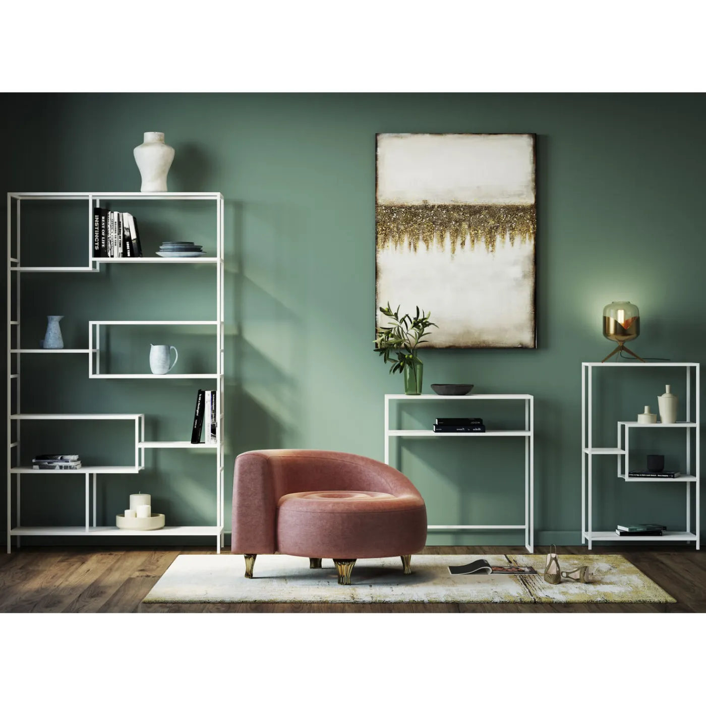 KARE Design Tapis Àbstract Beige 170X240Cm