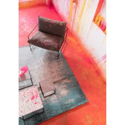 KARE Design Tapis Àbstract Light Bleu 170X240Cm