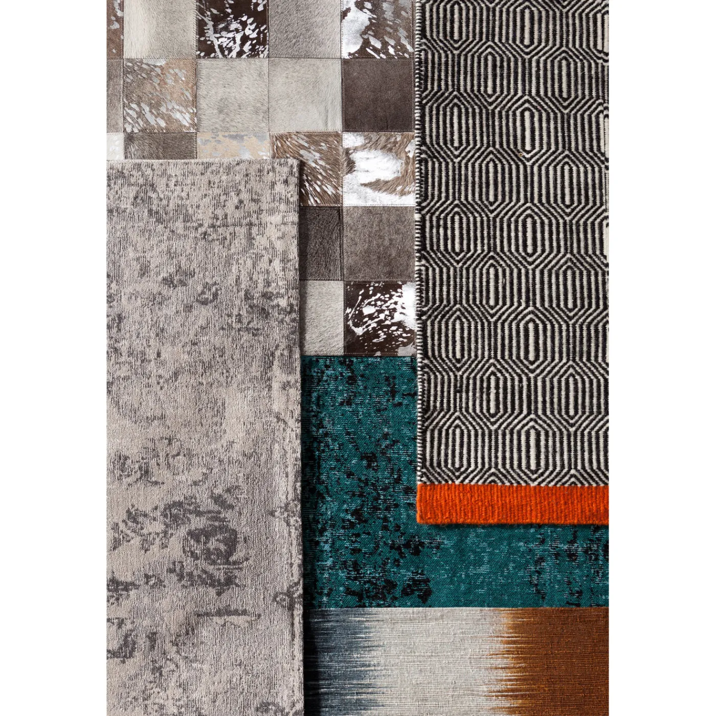 KARE Design Tapis Cosmo Fur Gris 170X240Cm