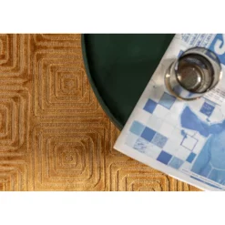 KARE Design Tapis Costa Jaune 170X240Cm