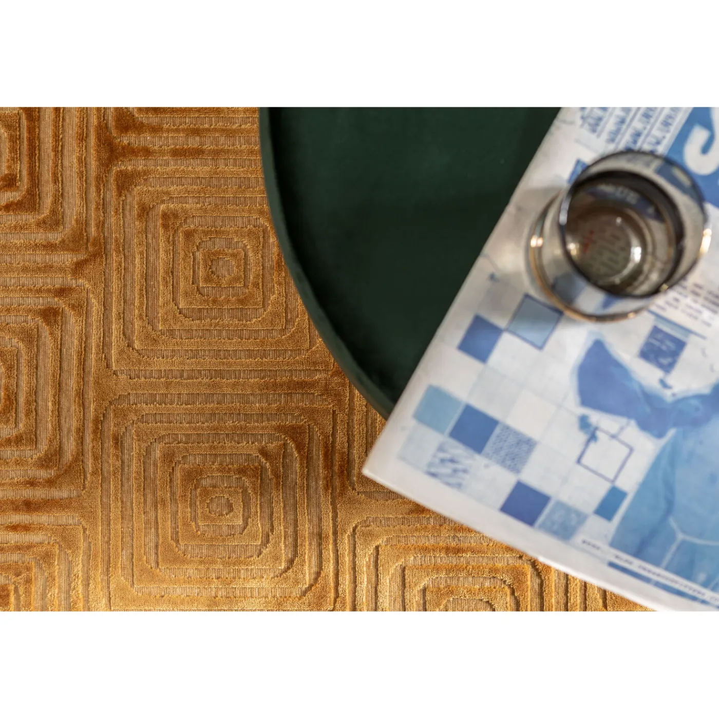 KARE Design Tapis Costa Jaune 170X240Cm