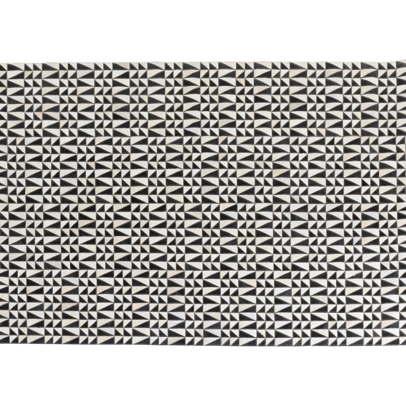 KARE Design Tapis En Cuir Zigzag 170X240Cm