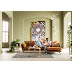 KARE Design Tapis En Cuir Zigzag 170X240Cm