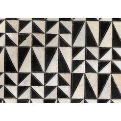 KARE Design Tapis En Cuir Zigzag 170X240Cm