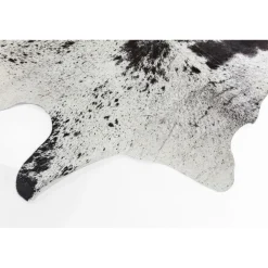 KARE Design Tapis Hide Noir-Blanc 219X242Cm