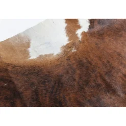 KARE Design Tapis Hide Noir-Marron 232X255Cm