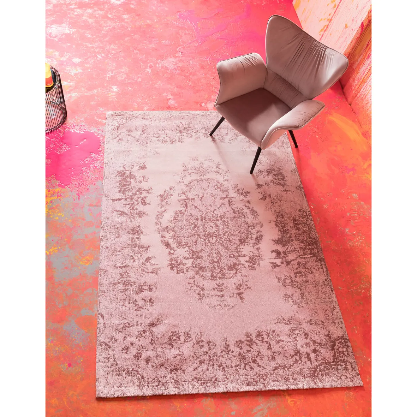 KARE Design Tapis Kelim Ornament Poudre 170X240Cm