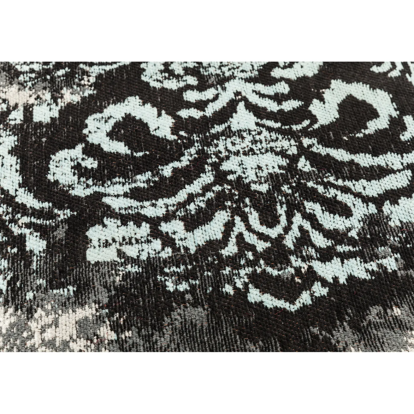 KARE Design Tapis Kelim Ornaments Turquoise 200X300Cm