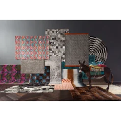 KARE Design Tapis Kelim Pop Gris 170X240Cm