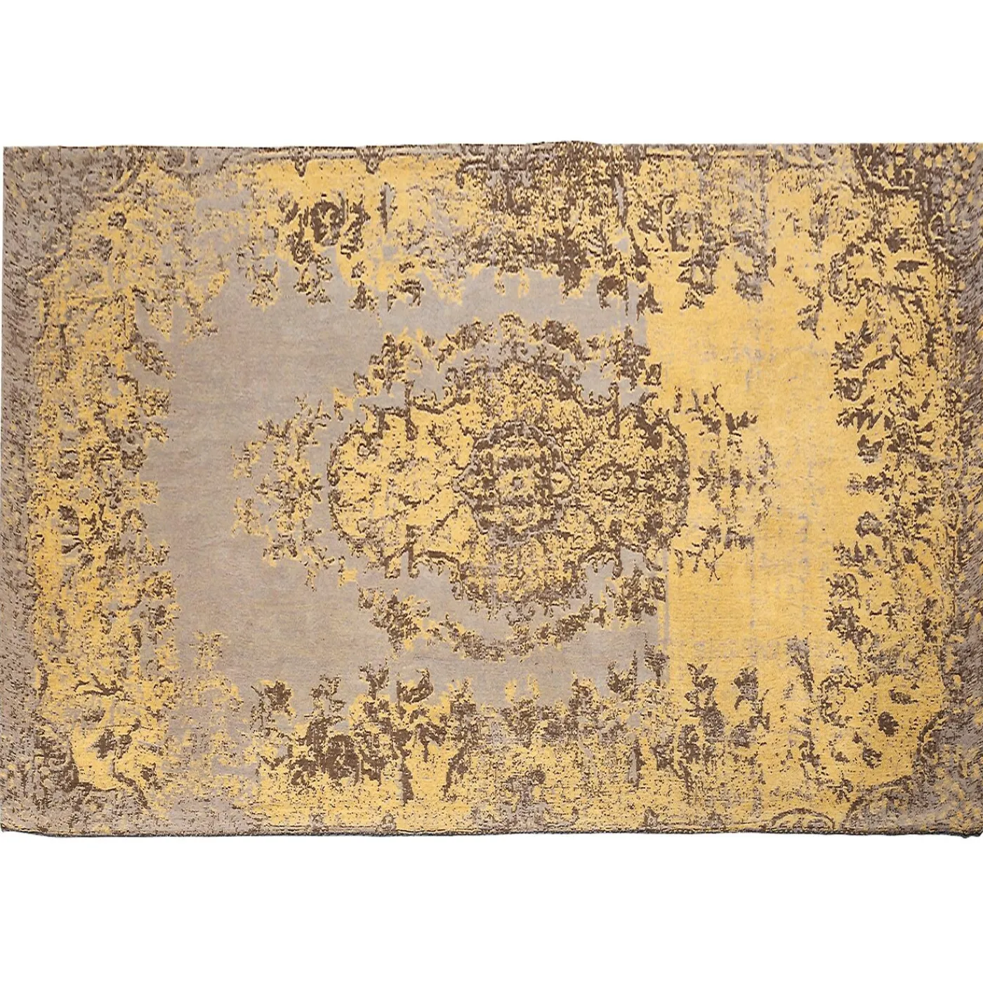 KARE Design Tapis Kelim Pop Jaune 170X240Cm