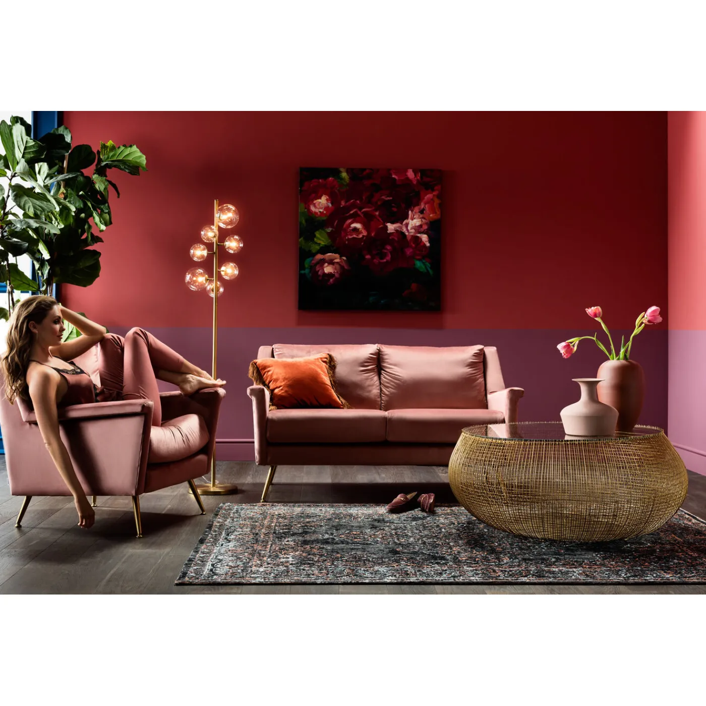 KARE Design Tapis Kelim Pop Rockstar 170X240Cm