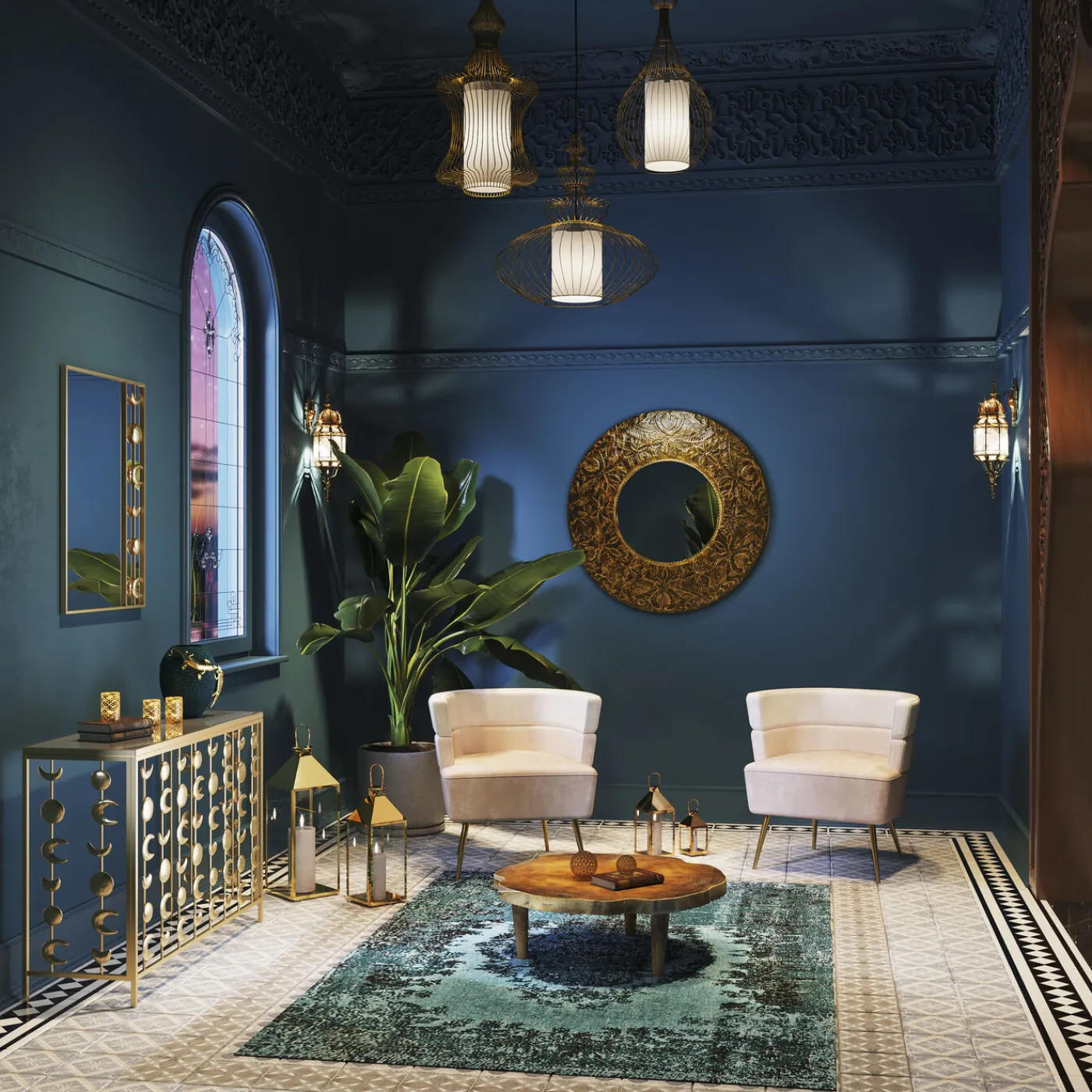 KARE Design Tapis Kelim Pop Turquoise 200X300Cm