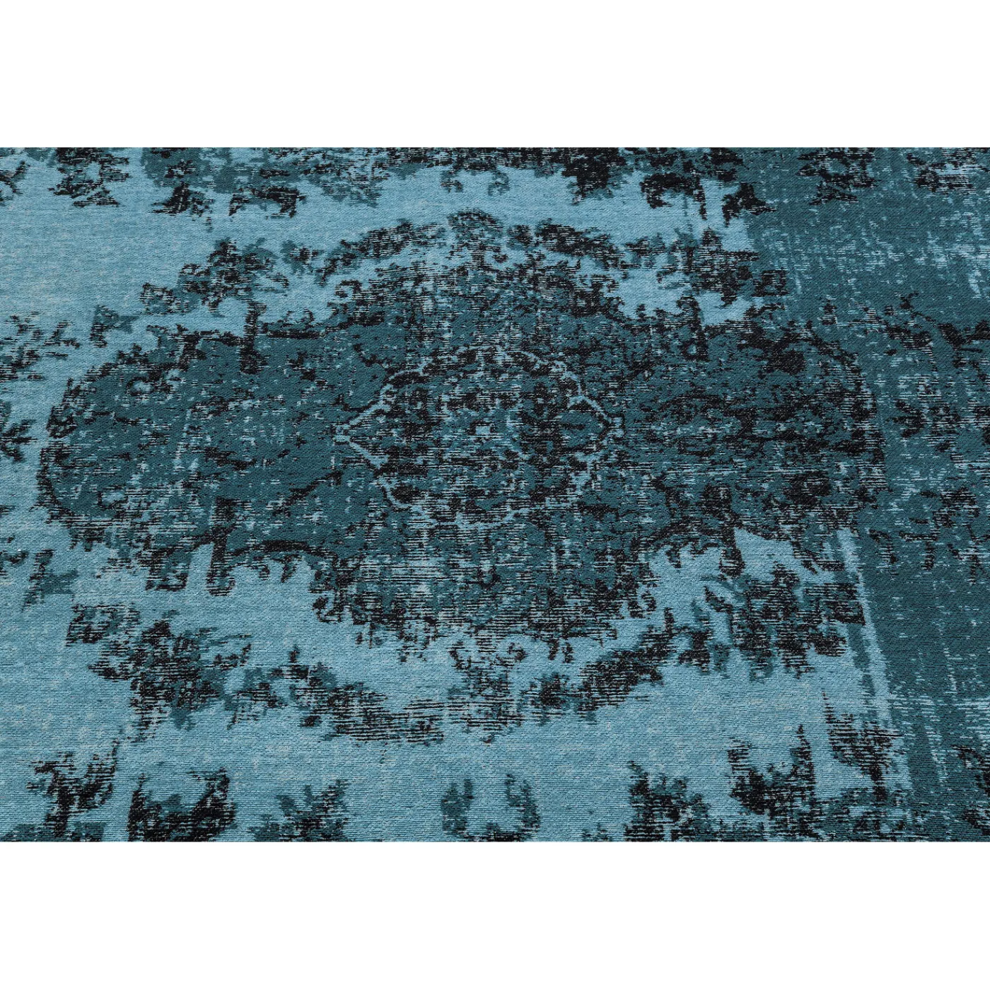 KARE Design Tapis Kelim Pop Turquoise 200X300Cm