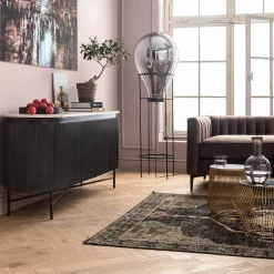 KARE Design Tapis Ornamento Anthracite 170X240Cm