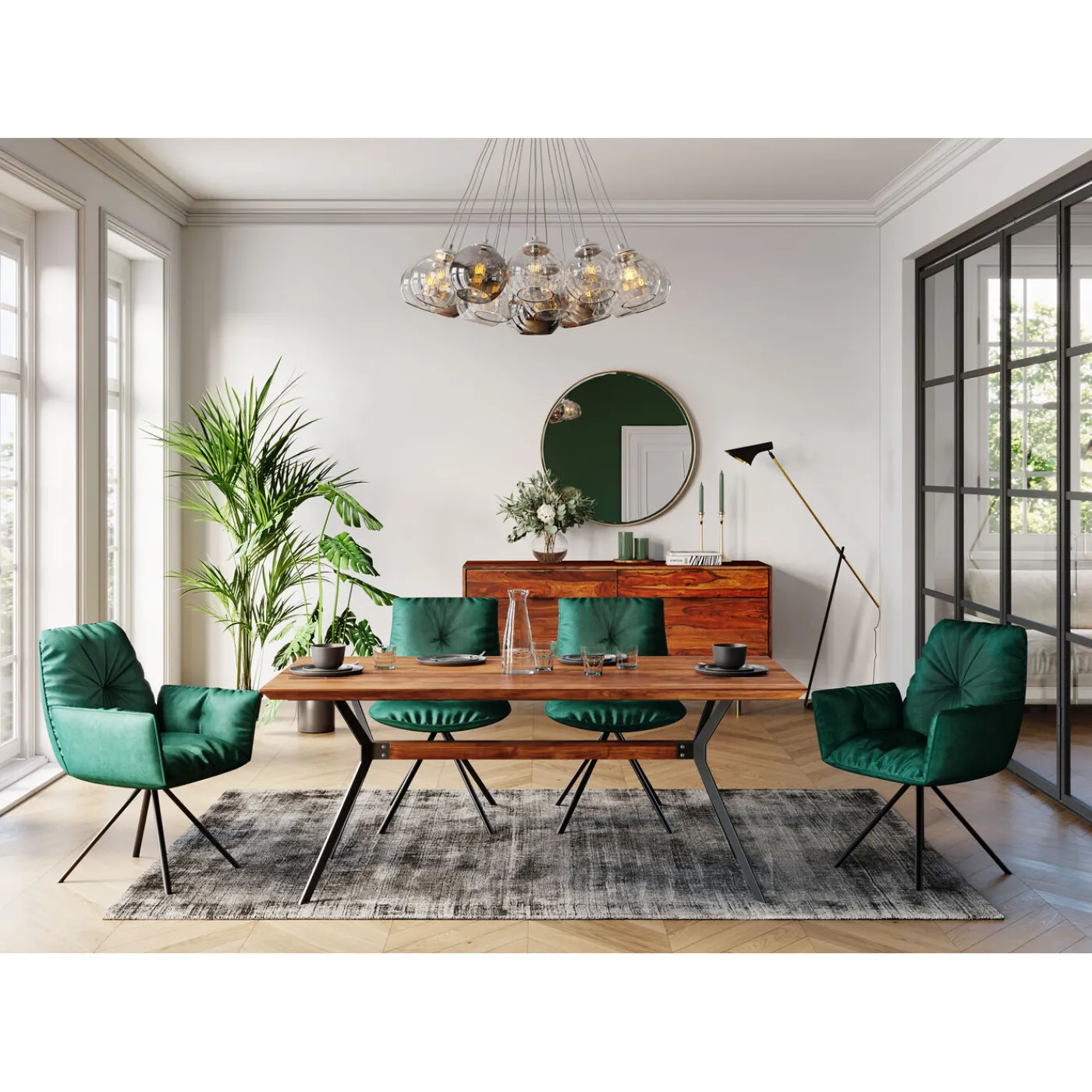 KARE Design Tapis Runway Gris 200X300Cm