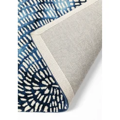 KARE Design Tapis Stamp Bleu 200X300Cm