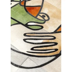 KARE Design Tapis Thoughts Faces 170X240Cm