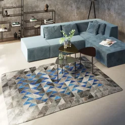 KARE Design Tapis Triangle Gris 170X240Cm