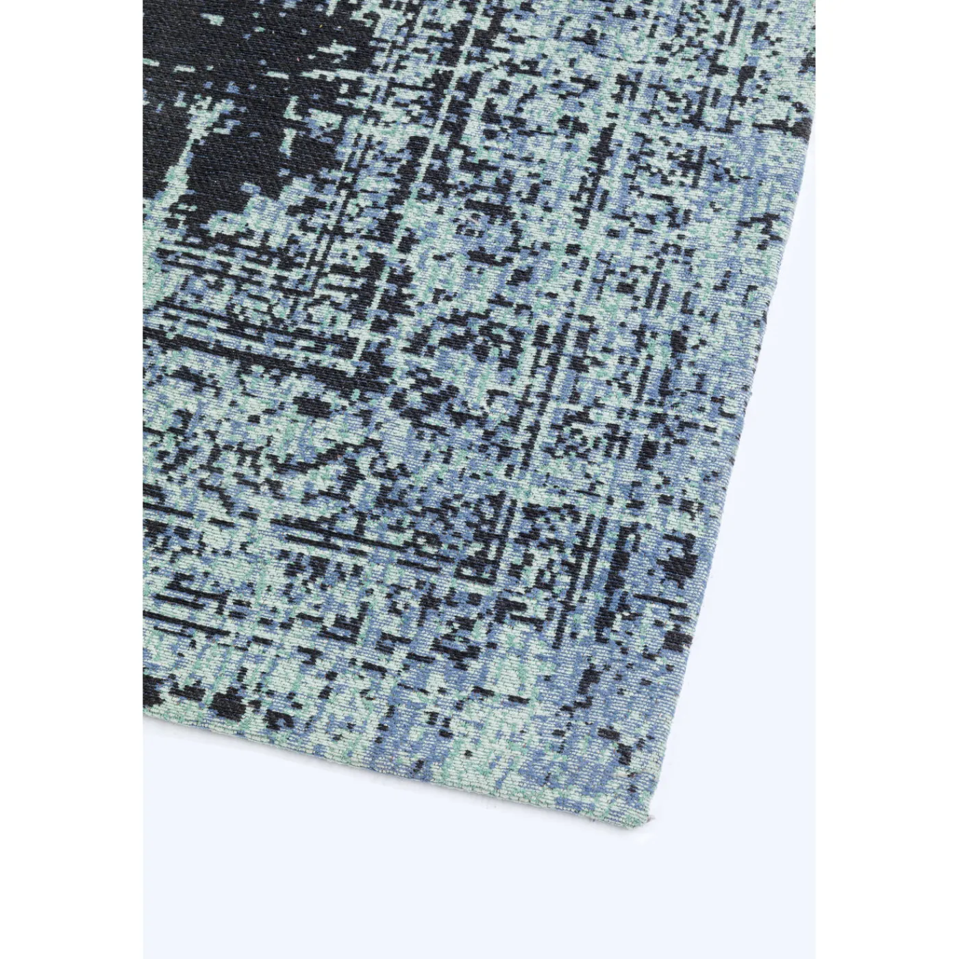 KARE Design Tapis Vintage Deep Sea Bleu 170X240Cm