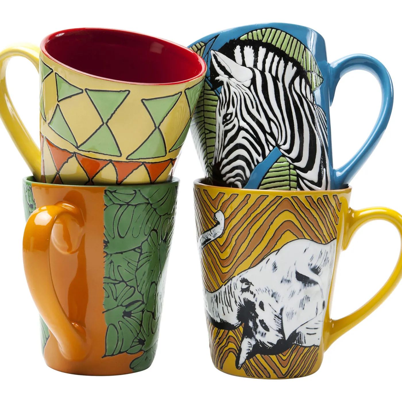 KARE Design Tasse African Heros Assorti