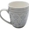 KARE Design Tasse Sicilia Mandala Gris 10Cm